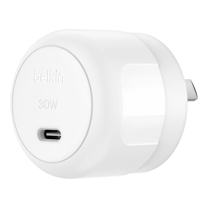 Belkin BoostCharge 30W Wall ChargerWith USB-C Output - White