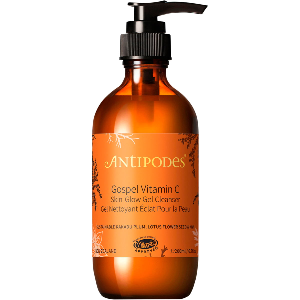 Gospel Vitamin C Skin-Glow Gel Cleanser 200ml