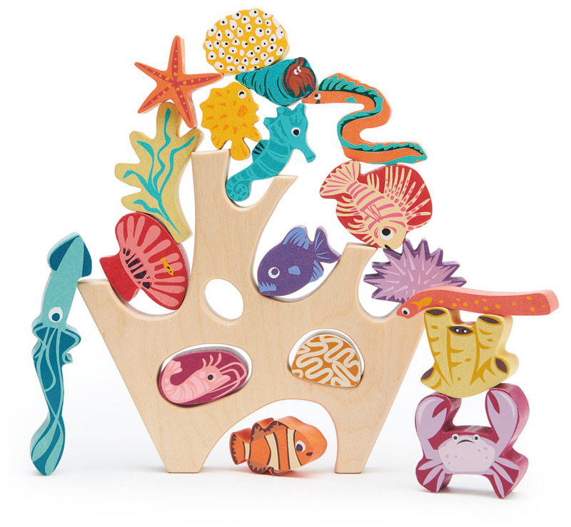 Tender Leaf Toys Stacking Coral Reef