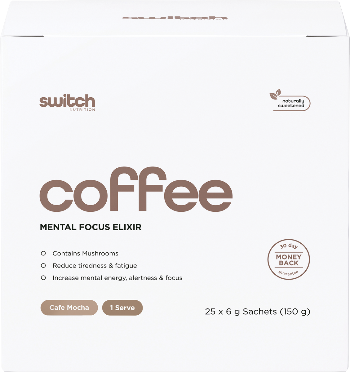 Switch Nutrition Coffee Mental Focus Elixir 25pk