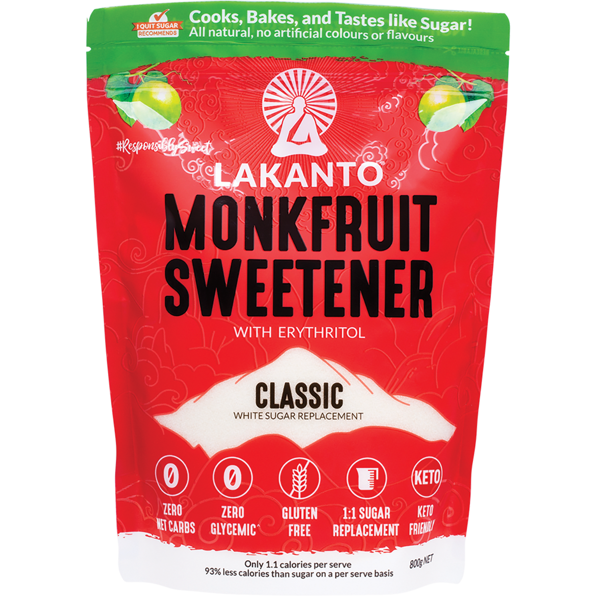 Lakanto Classic Monkfruit Sweetener