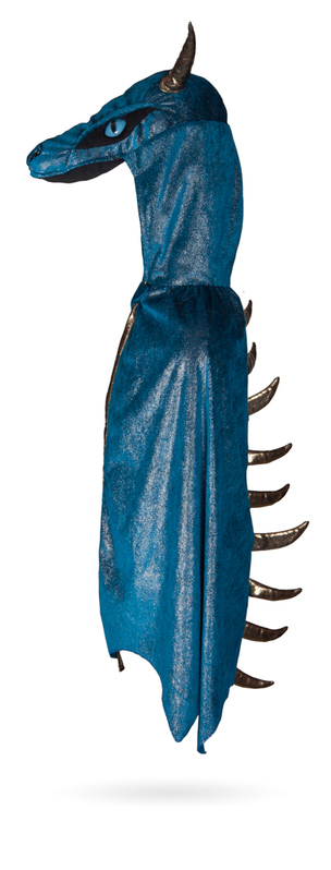 Great Pretenders Teal & Gold Starry Night Dragon - Size 5-6