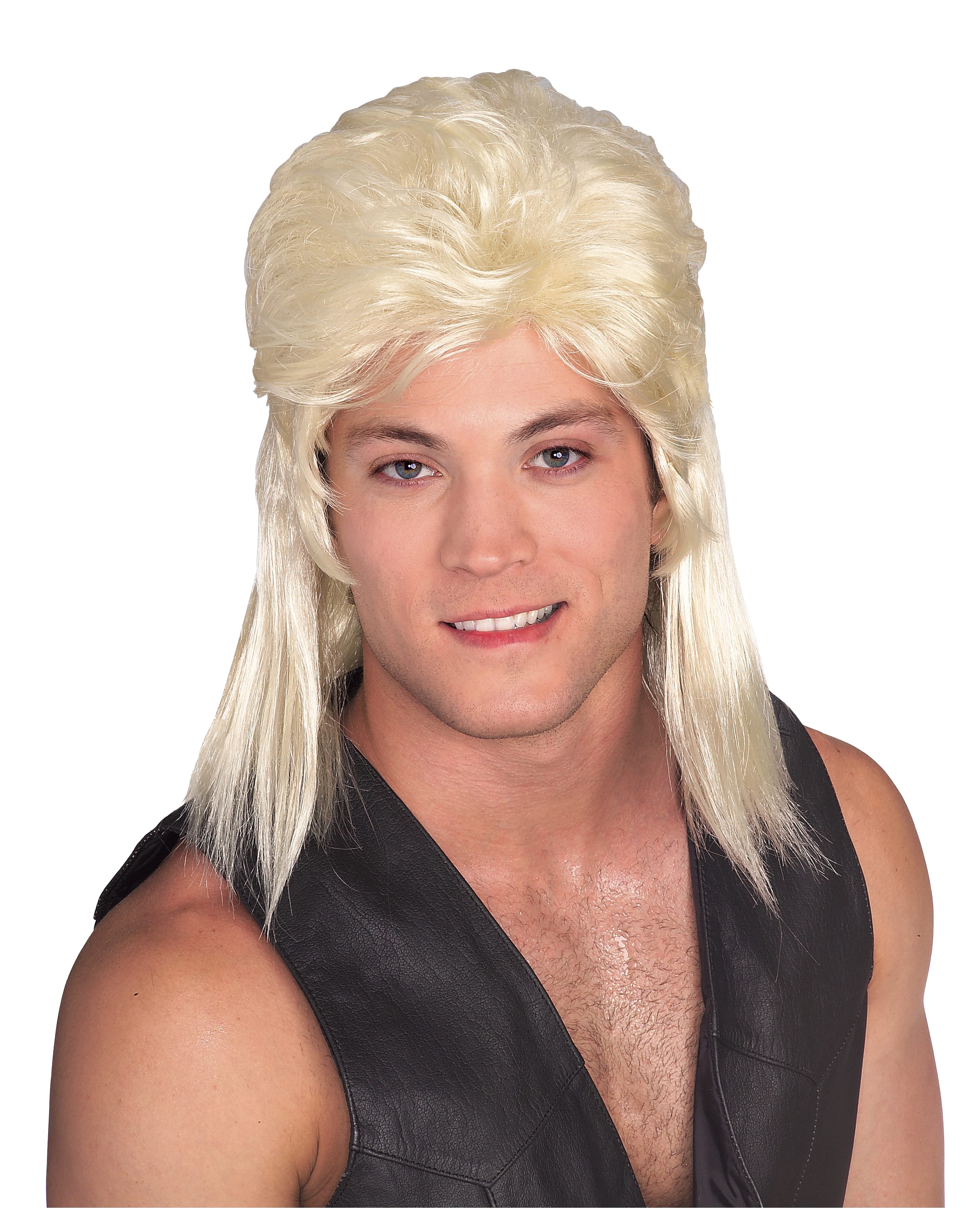 Rubies Mullet Blonde Wig - Adult