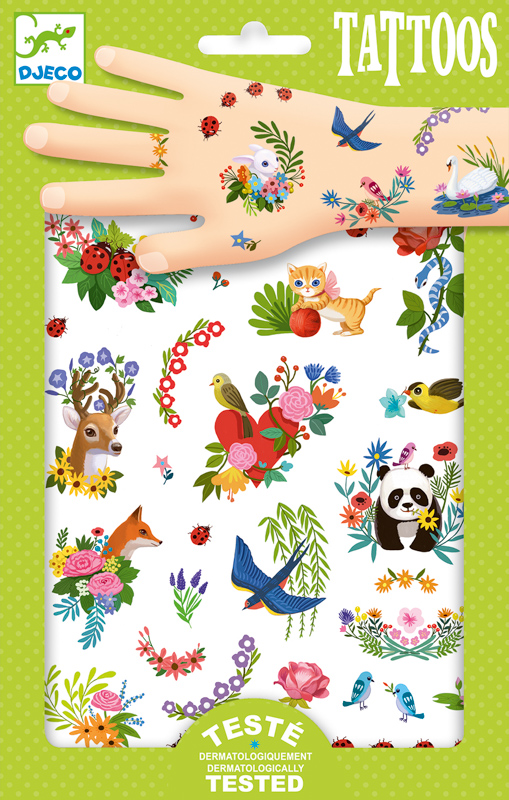 Djeco 50+ Happy Spring Tattoos