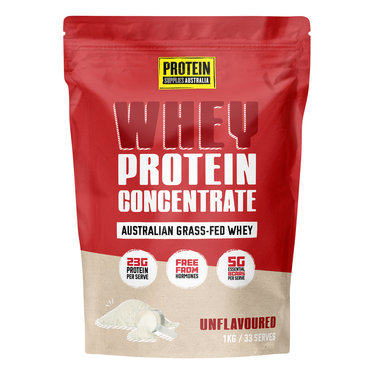 Protein Supplies Australia WPC Whey Protein Concentrate Unflavoured